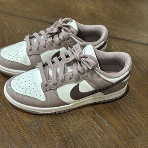 Brown and White Sneakers
